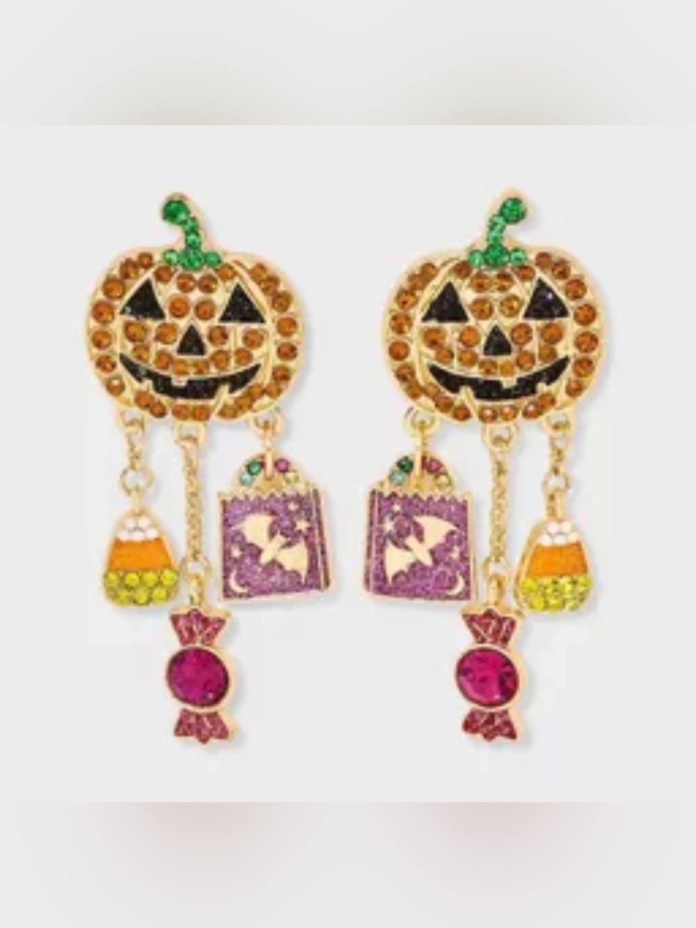 Sugarfix by Baublebar Halloween Pumpkin Dangle Earrings